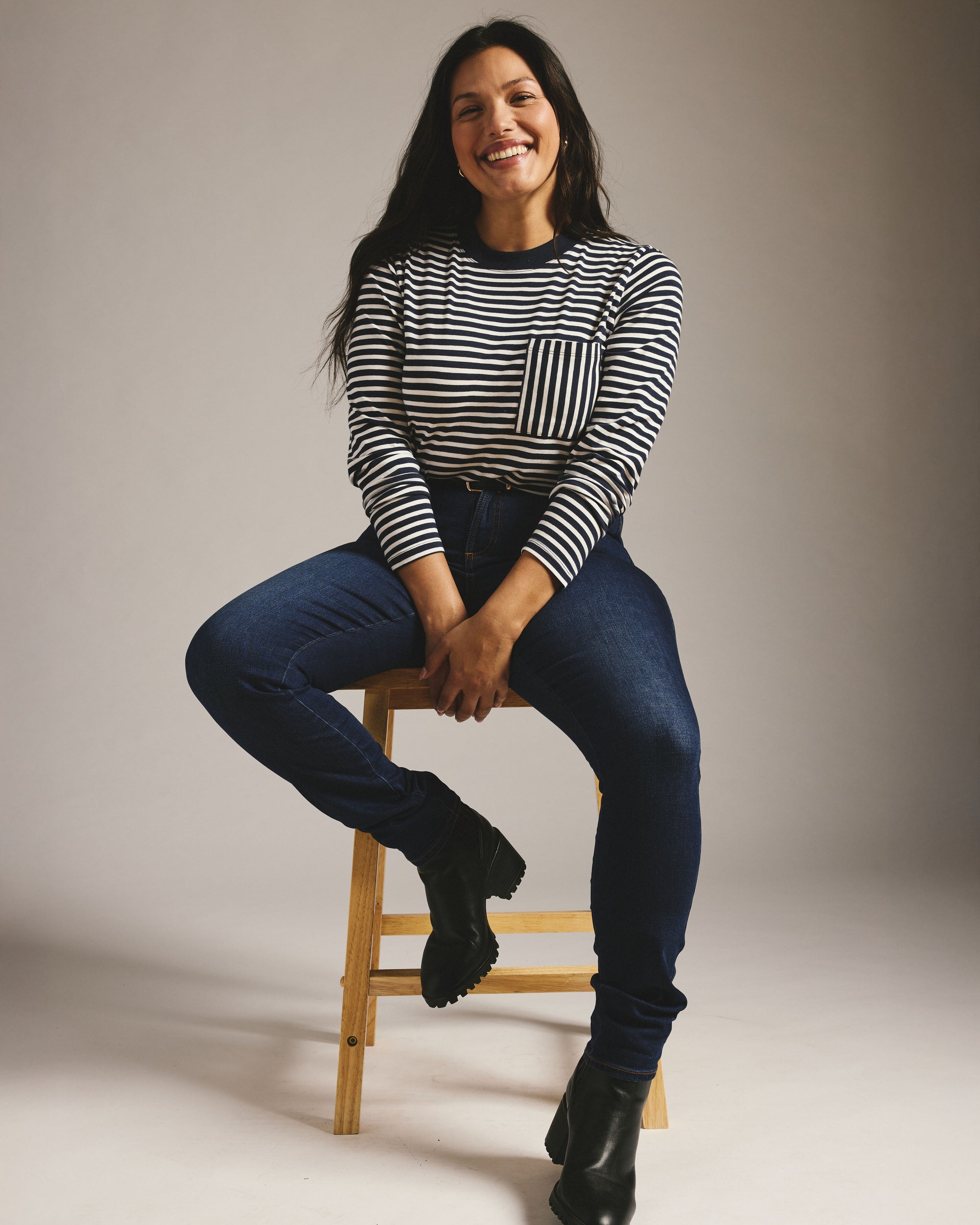 Seine High Rise Skinny Jeans 32 Inch - Heritage Indigo