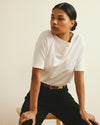Bella Boatneck Tee - White | Plus Size & Straight Size Women's Fashion | Universal Standard