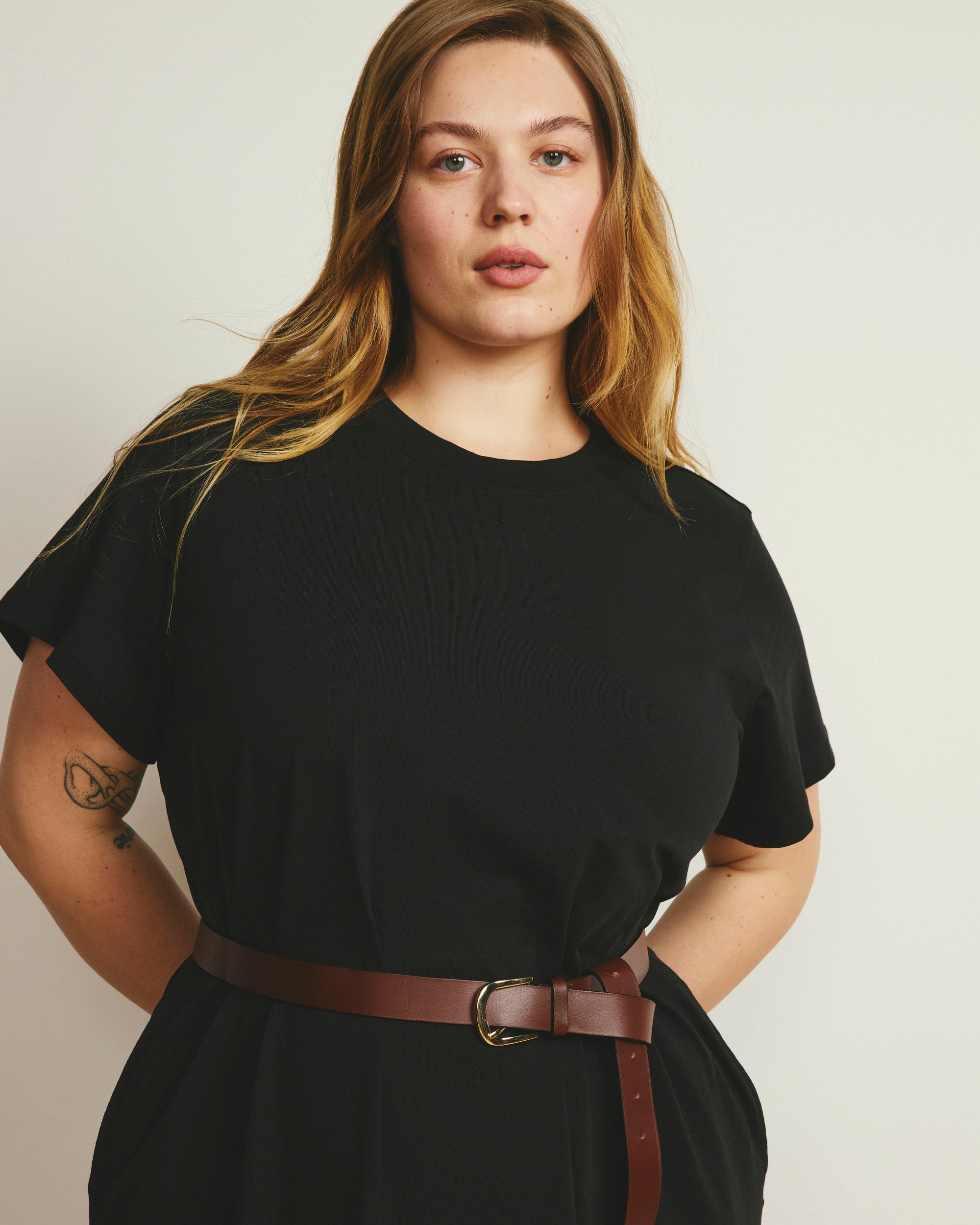 Halie Maxi T-Shirt Dress - Black | Plus Size & Straight Size Women's Fashion | Universal Standard