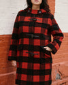 Highlands Duffle Coat - Red Buffalo Check