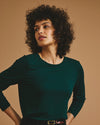 Joan Liquid Jersey Long Sleeve Top - Forest Green | Plus Size & Straight Size Women's Fashion | Universal Standard