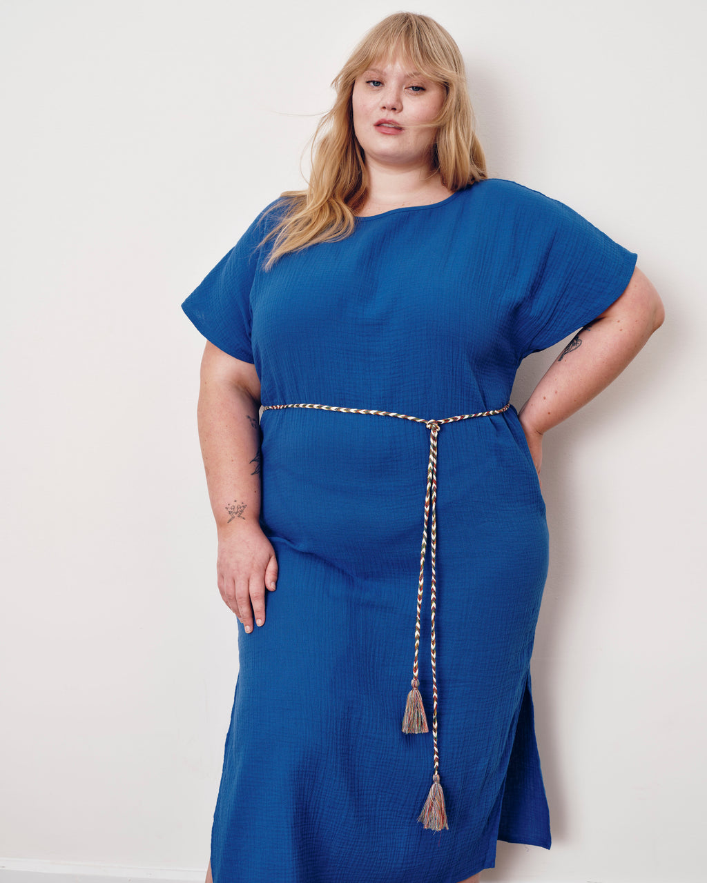 Luxe Cotton Gauze Beach Dress