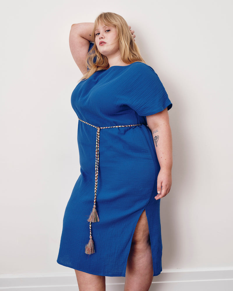 Luxe Cotton Gauze Beach Dress - Ultramarine | Plus Size & Straight Size Women's Fashion | Universal Standard