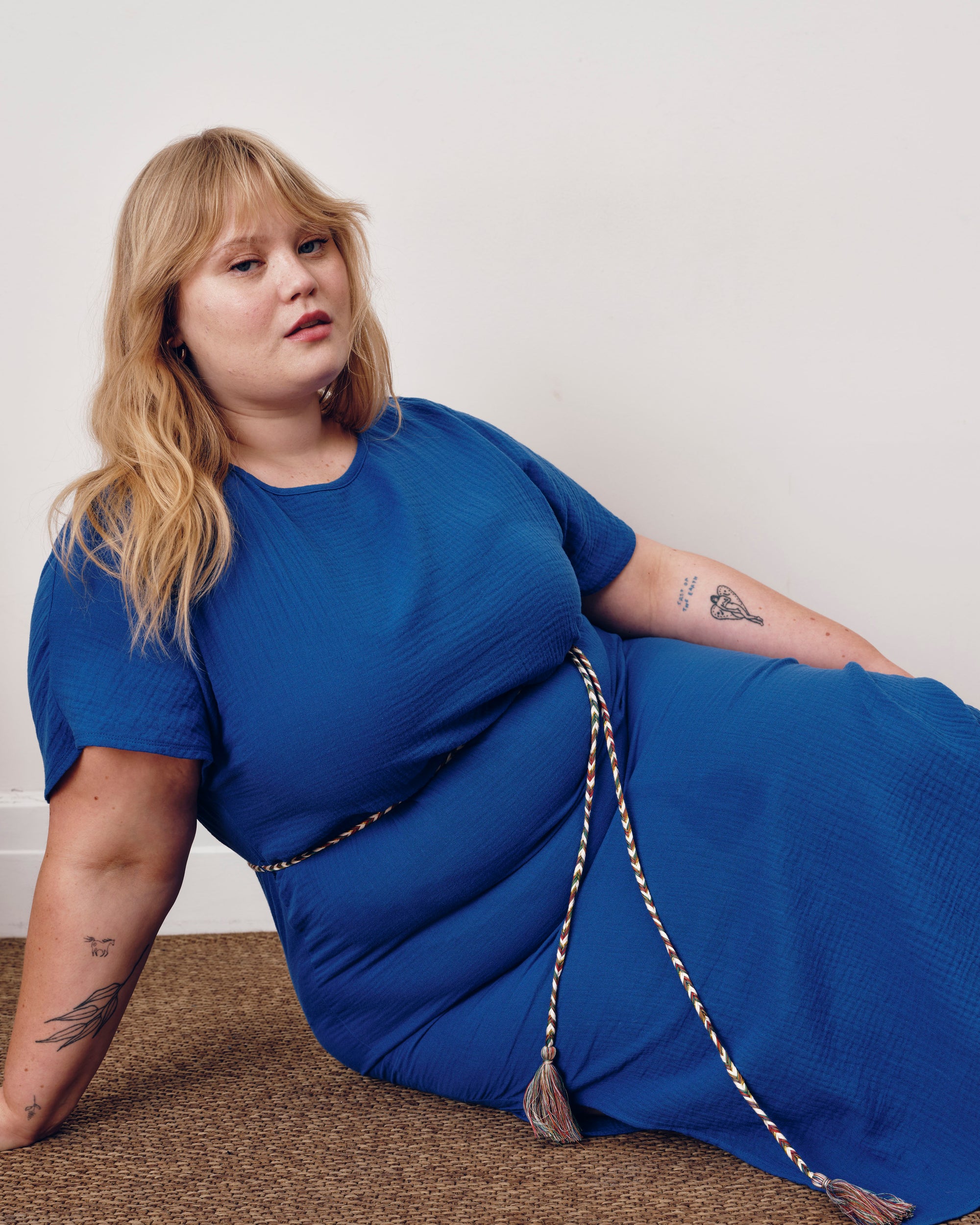 Luxe Cotton Gauze Beach Dress - Ultramarine | Plus Size & Straight Size Women's Fashion | Universal Standard