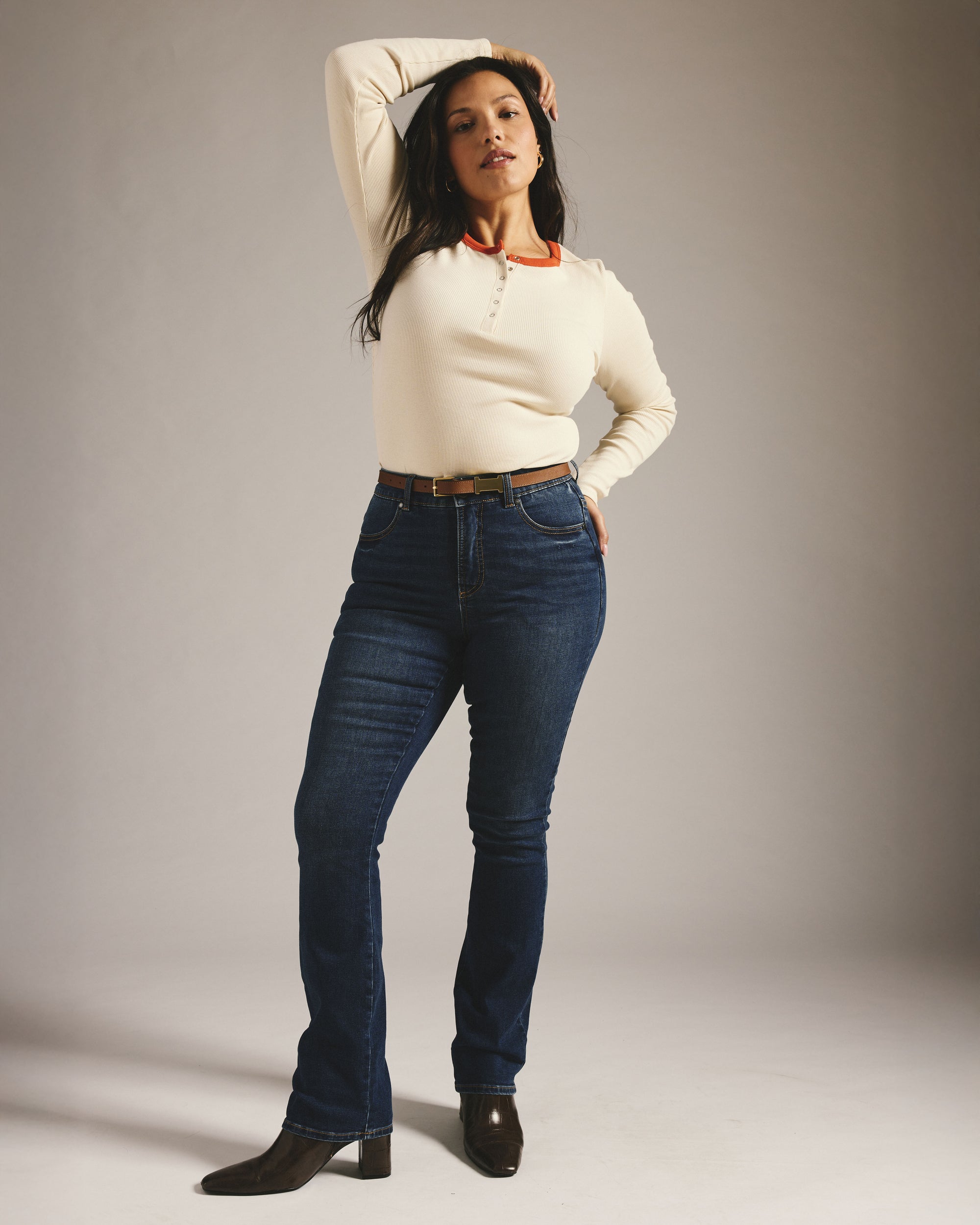 Marne Bootcut Jeans 32 inch - Naval Blue Wash