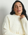 Safiya Cable Knit Sweater - Cream