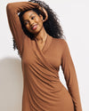 Shawl Collar Liquid Jersey Dress - Pony | Plus Size & Straight Size Women's Fashion | Universal Standard