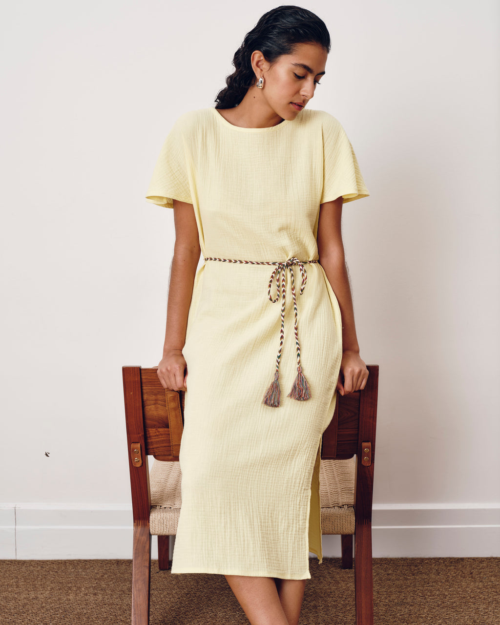 gauze linen dress Luxe Cotton Beach Color:Midnight black turquoise sweet sixteen dresses How Much Should You line ankle length dress
