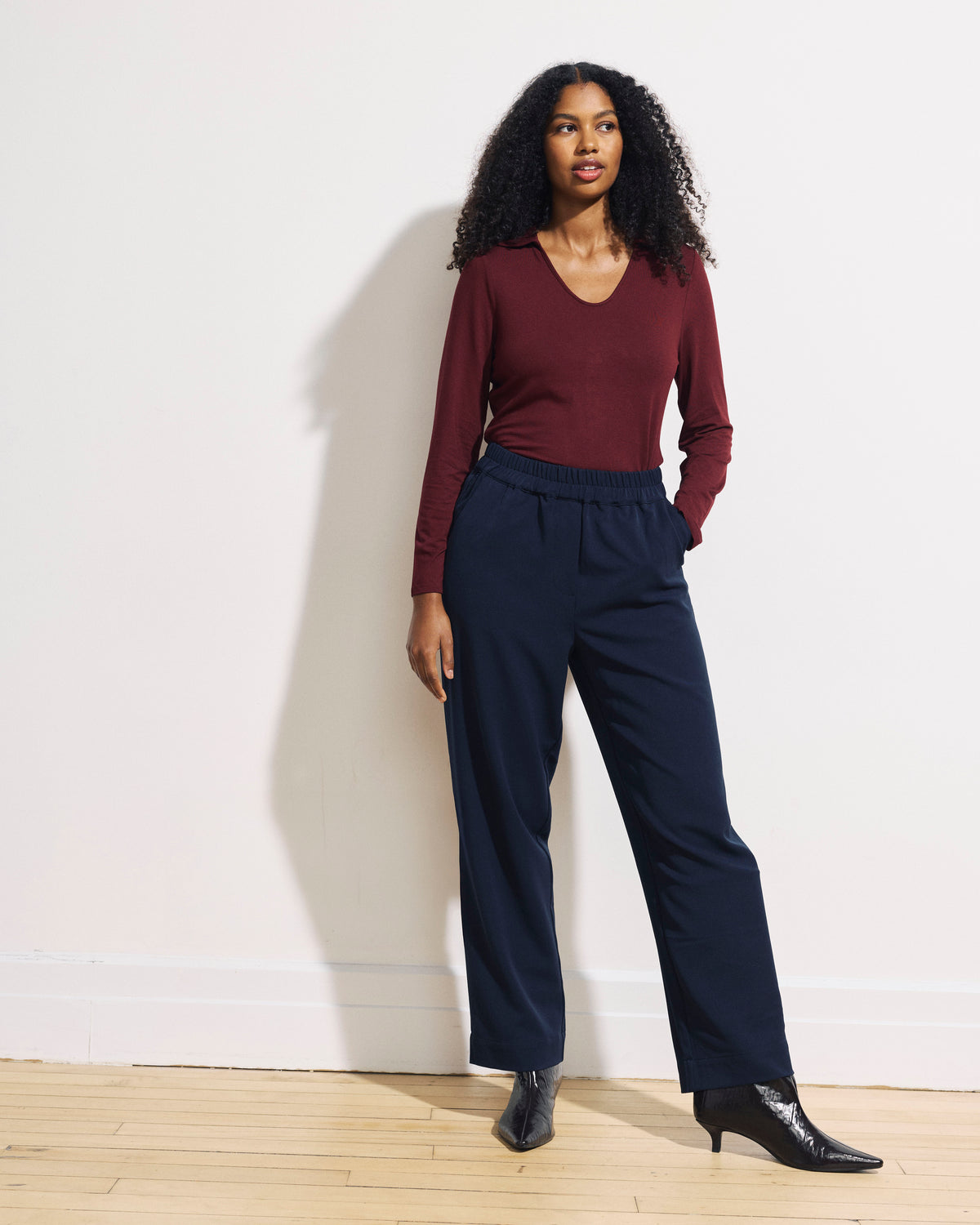 All Day Easy Pants - Navy