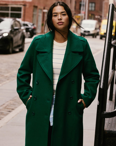 Callaghan Wool Coat - Aventurine – Universal Standard
