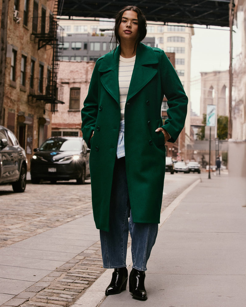 Callaghan Wool Coat - Aventurine