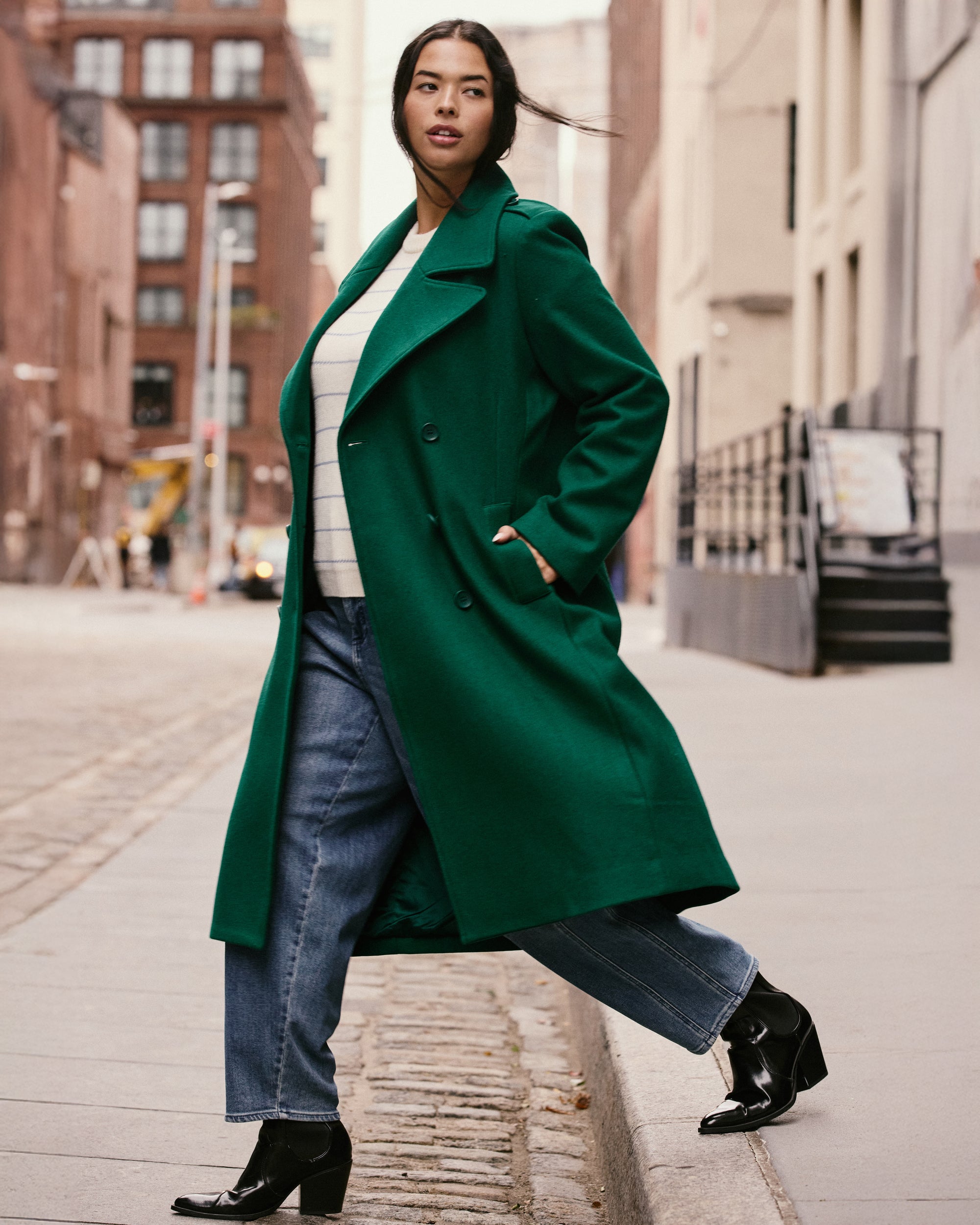 Callaghan Wool Coat - Aventurine