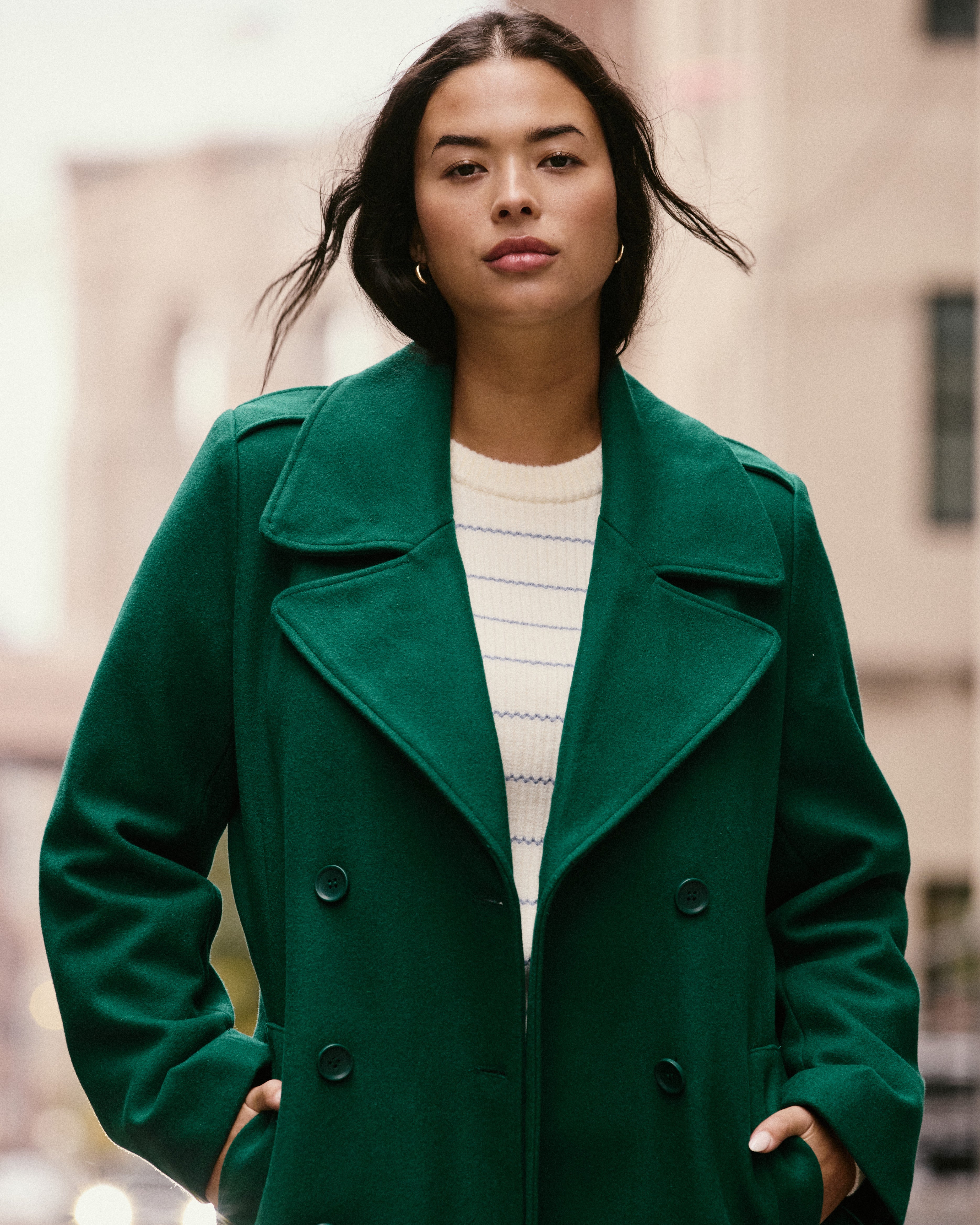 Callaghan Wool Coat - Aventurine – Universal Standard