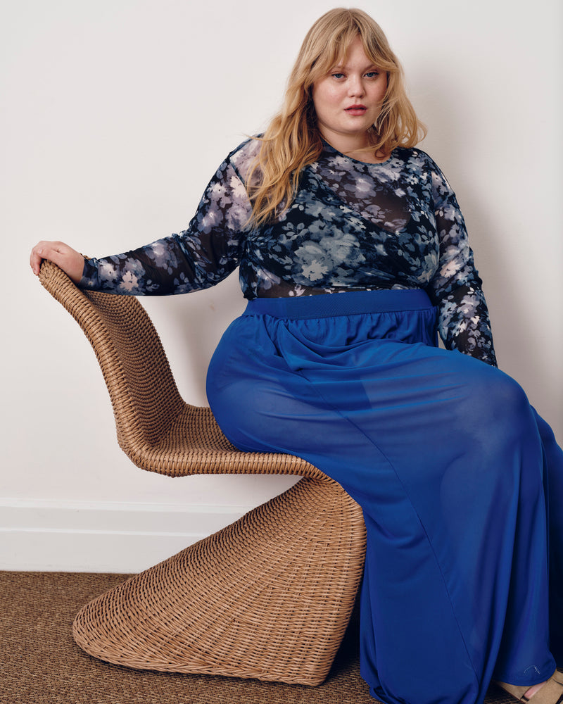 Thames Mesh Pants - Ultramarine | Plus Size & Straight Size Women's Fashion | Universal Standard