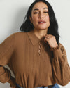 Savvy Fine Knit Lady Polo - Classic Camel