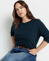 Long Sleeve Tee Rex - Deep Sea | Plus Size & Straight Size Women's Fashion | Universal Standard