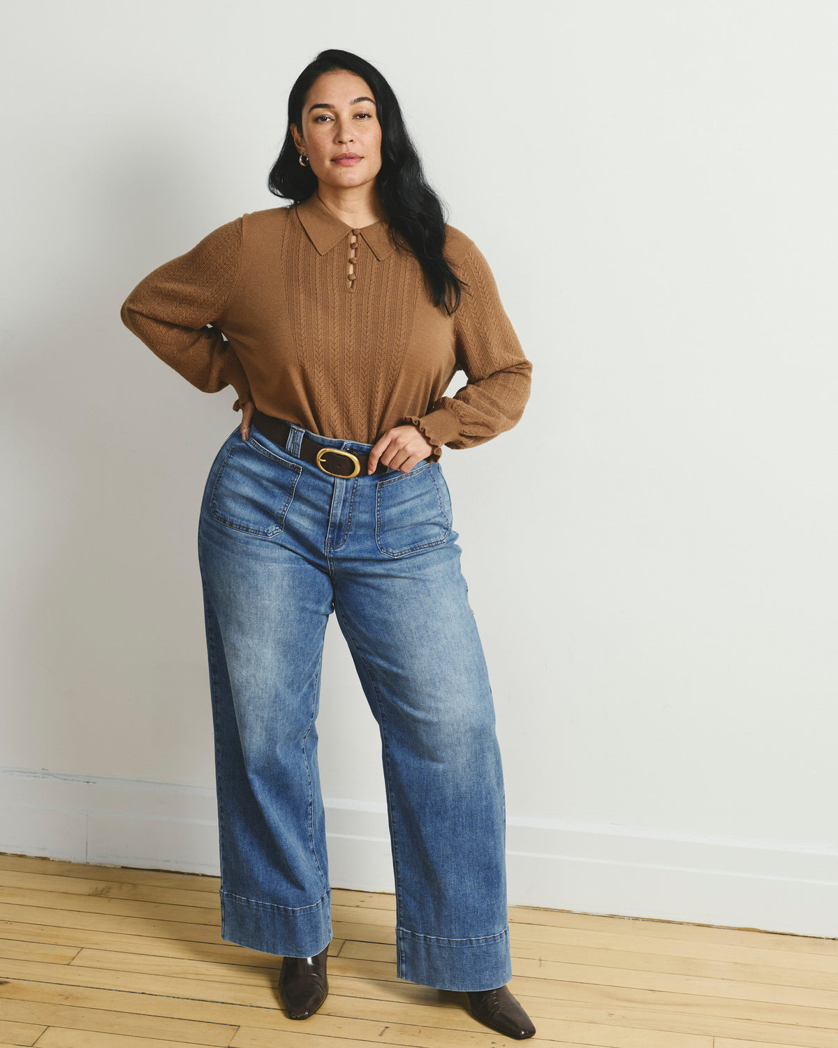 Claudia High Rise Stretch Jeans - Blue Bayou | Plus Size & Straight Size Women's Fashion | Universal Standard