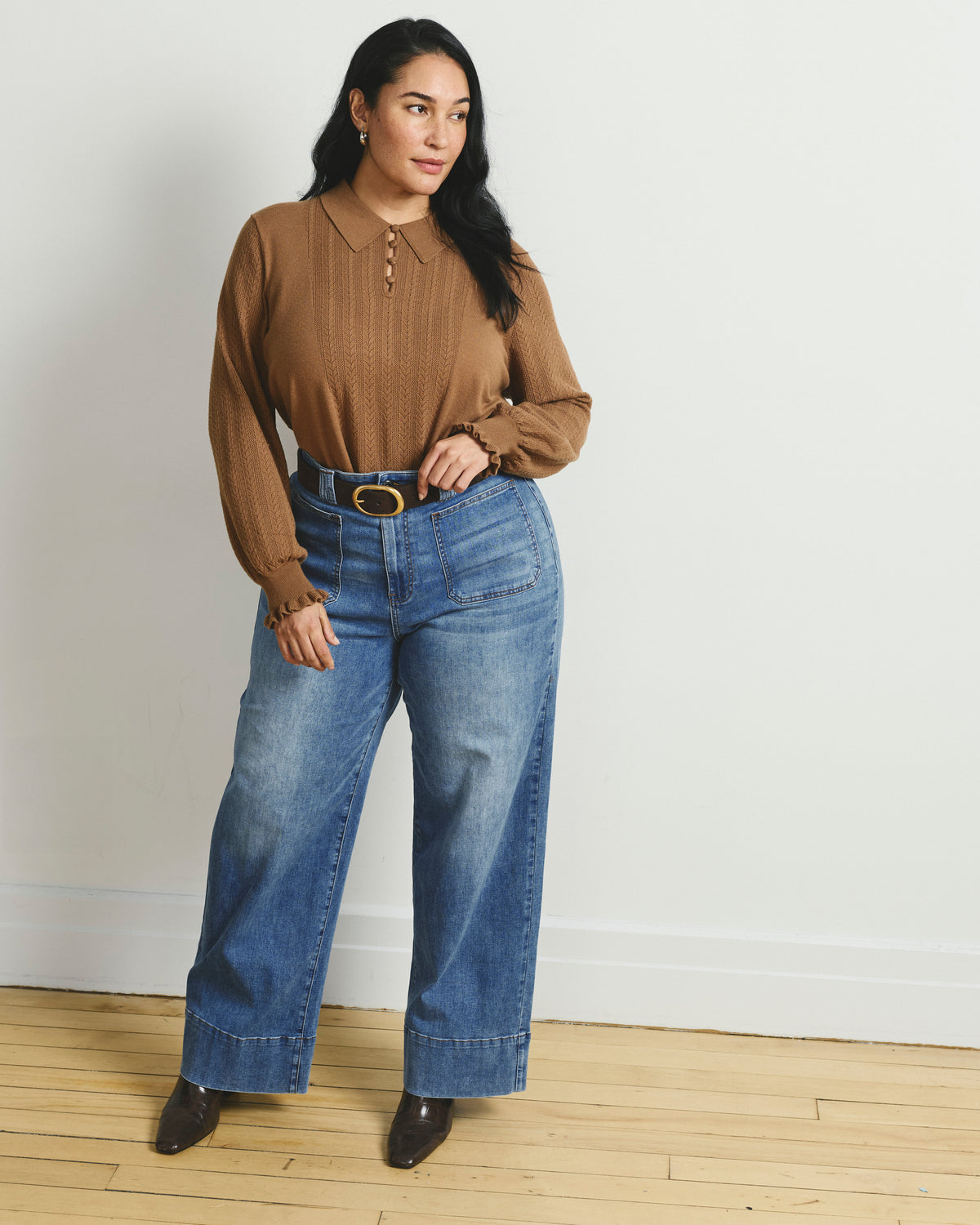 Claudia High Rise Stretch Jeans - Blue Bayou | Plus Size & Straight Size Women's Fashion | Universal Standard