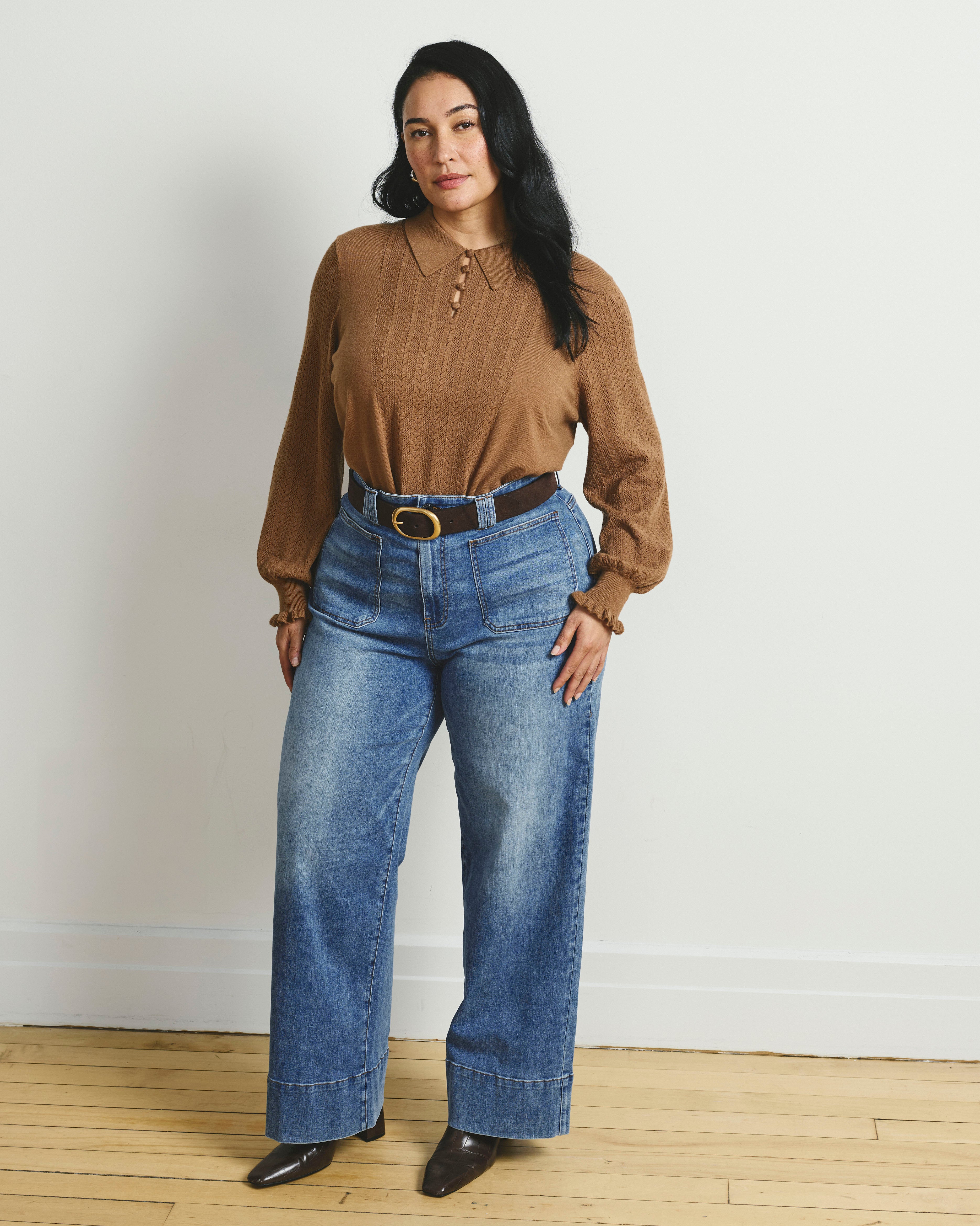 Claudia High Rise Stretch Jeans - Blue Bayou