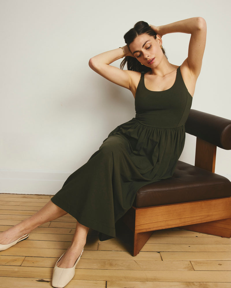 Cayo Cami Dress - Nori | Plus Size & Straight Size Women's Fashion | Universal Standard