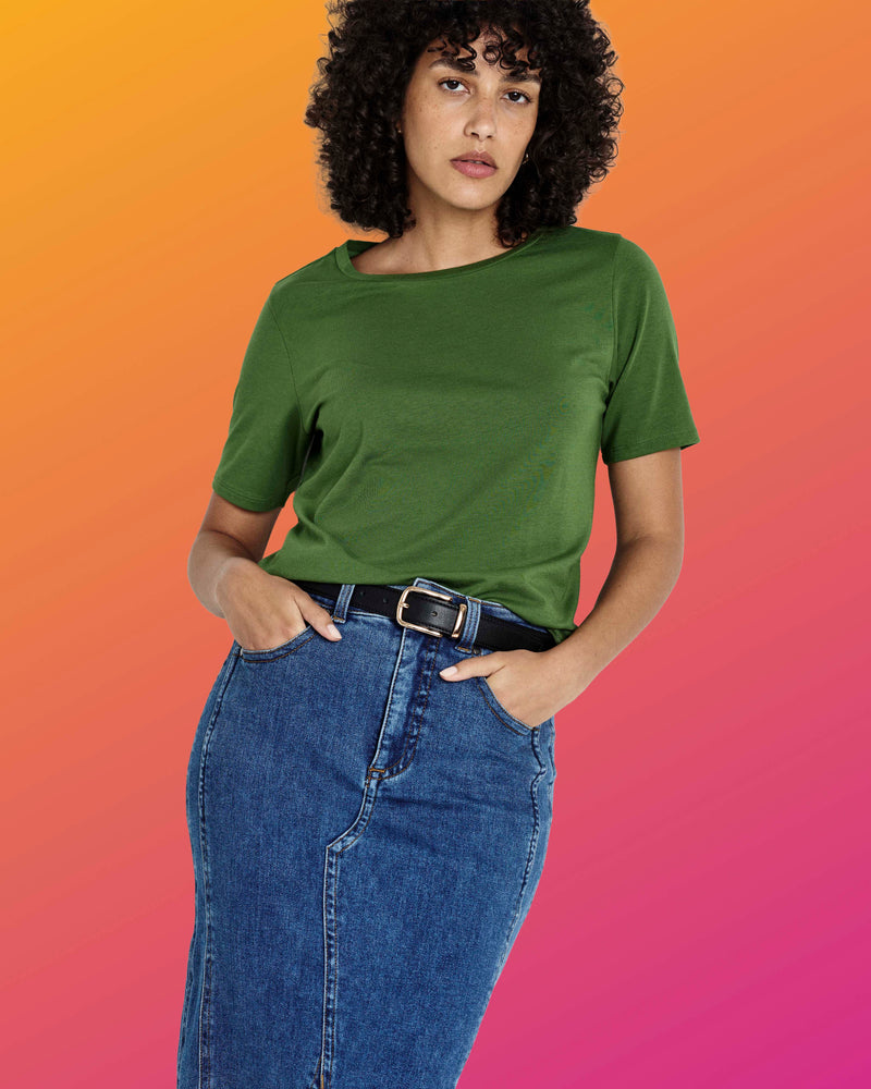 Tee Rex - Garden Green | Plus Size & Straight Size Women's Fashion | Universal Standard