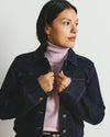 Kelsey Denim Jacket - Americana Wash with Red Stitching | Plus Size & Straight Size Women's Fashion | Universal Standard