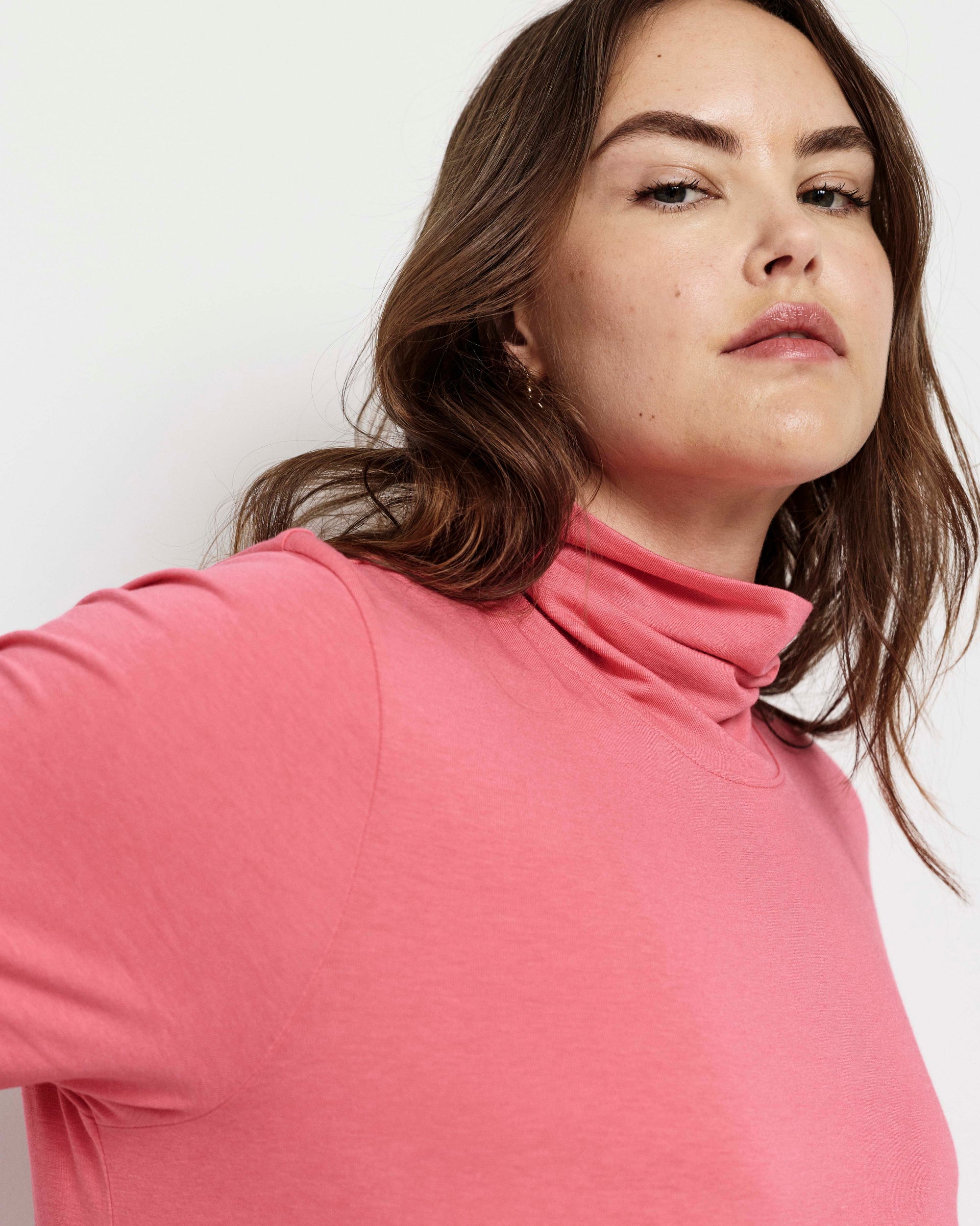 Close Fit Turtleneck - Rapture Rose | Plus Size & Straight Size Women's Fashion | Universal Standard