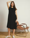 Capri Divine Jersey Flared Dress - Black | Plus Size & Straight Size Women's Fashion | Universal Standard
