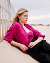 Avalon Linen Blouse - Hyper Pink | Plus Size & Straight Size Women's Fashion | Universal Standard