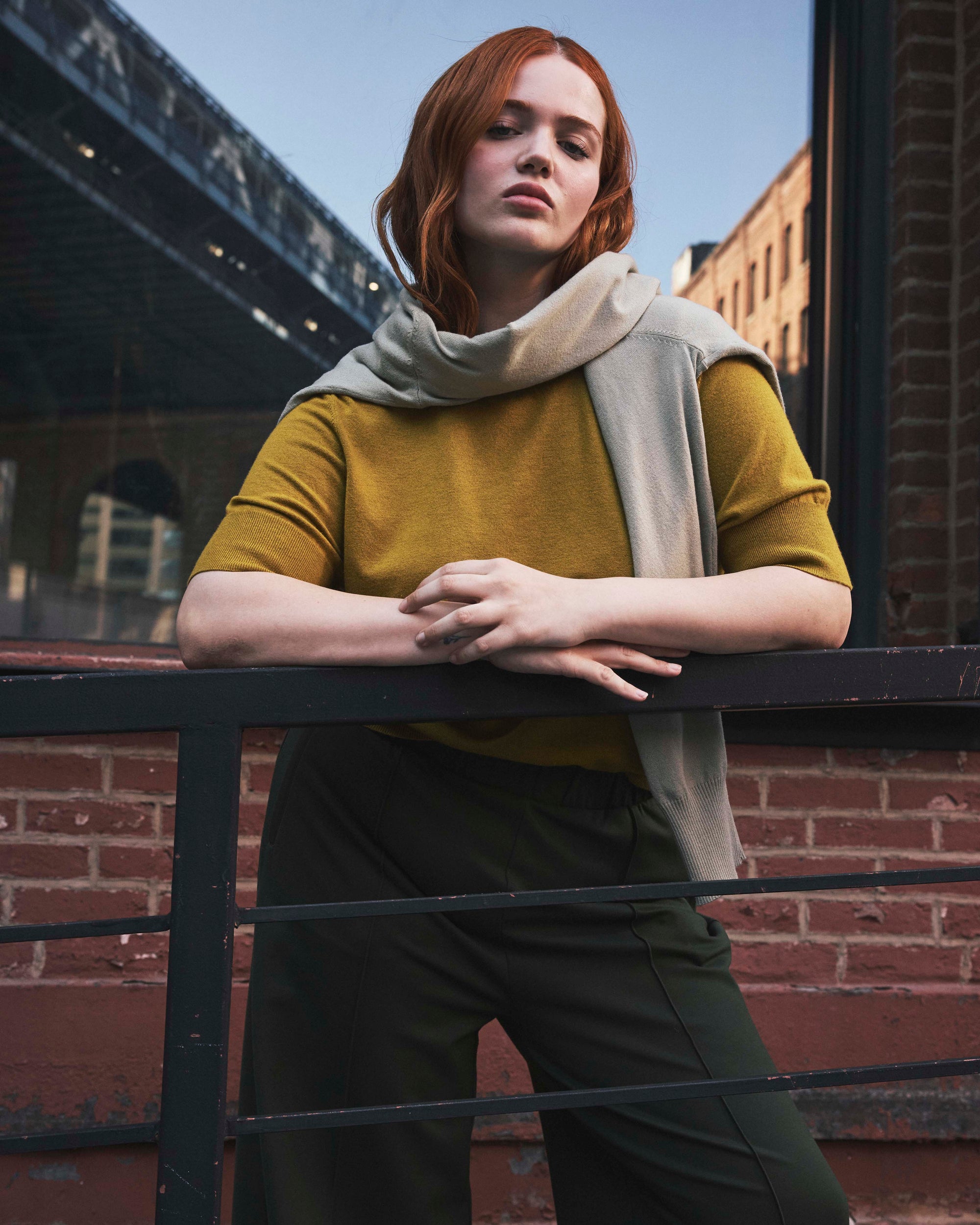 Savvy Fine Knit Sweater Top - Martini Olive | Plus Size & Straight Size Women's Fashion | Universal Standard