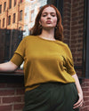 Savvy Fine Knit Sweater Top - Martini Olive | Plus Size & Straight Size Women's Fashion | Universal Standard