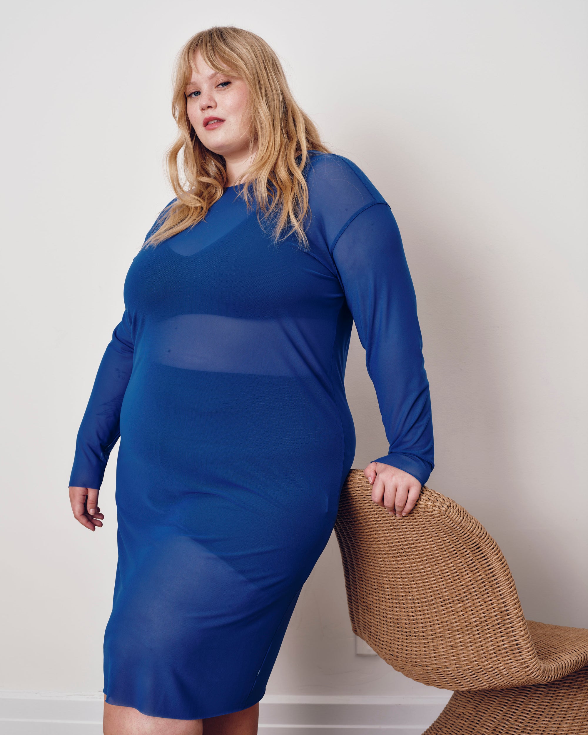 Thames Fog Dress - Ultramarine | Plus Size & Straight Size Women's Fashion | Universal Standard