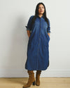 Odeon Stretch Cotton Chambray Shirtdress - Woodstock Indigo