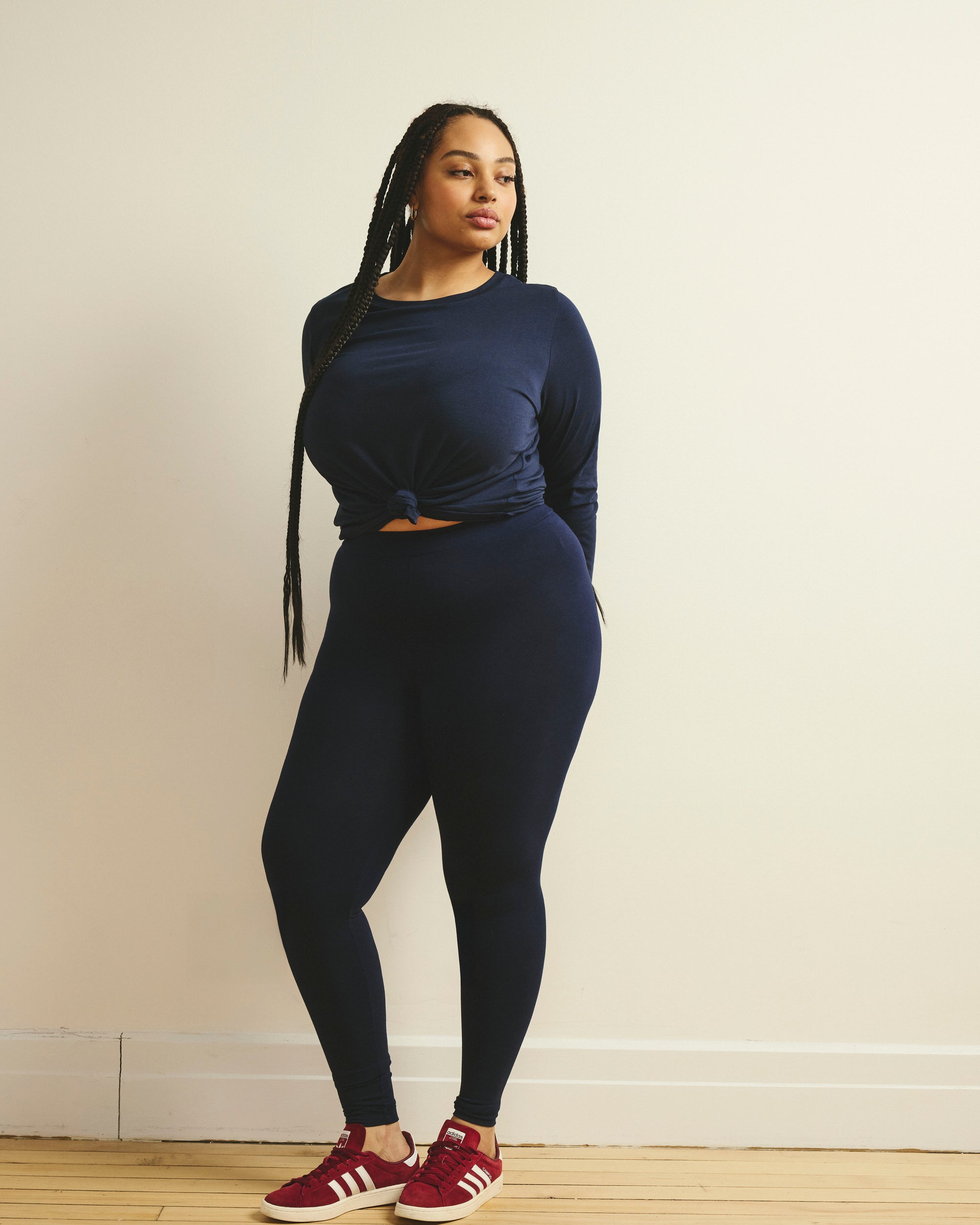 Roya Leggings 27 Inch - Midnight | Plus Size & Straight Size Women's Fashion | Universal Standard