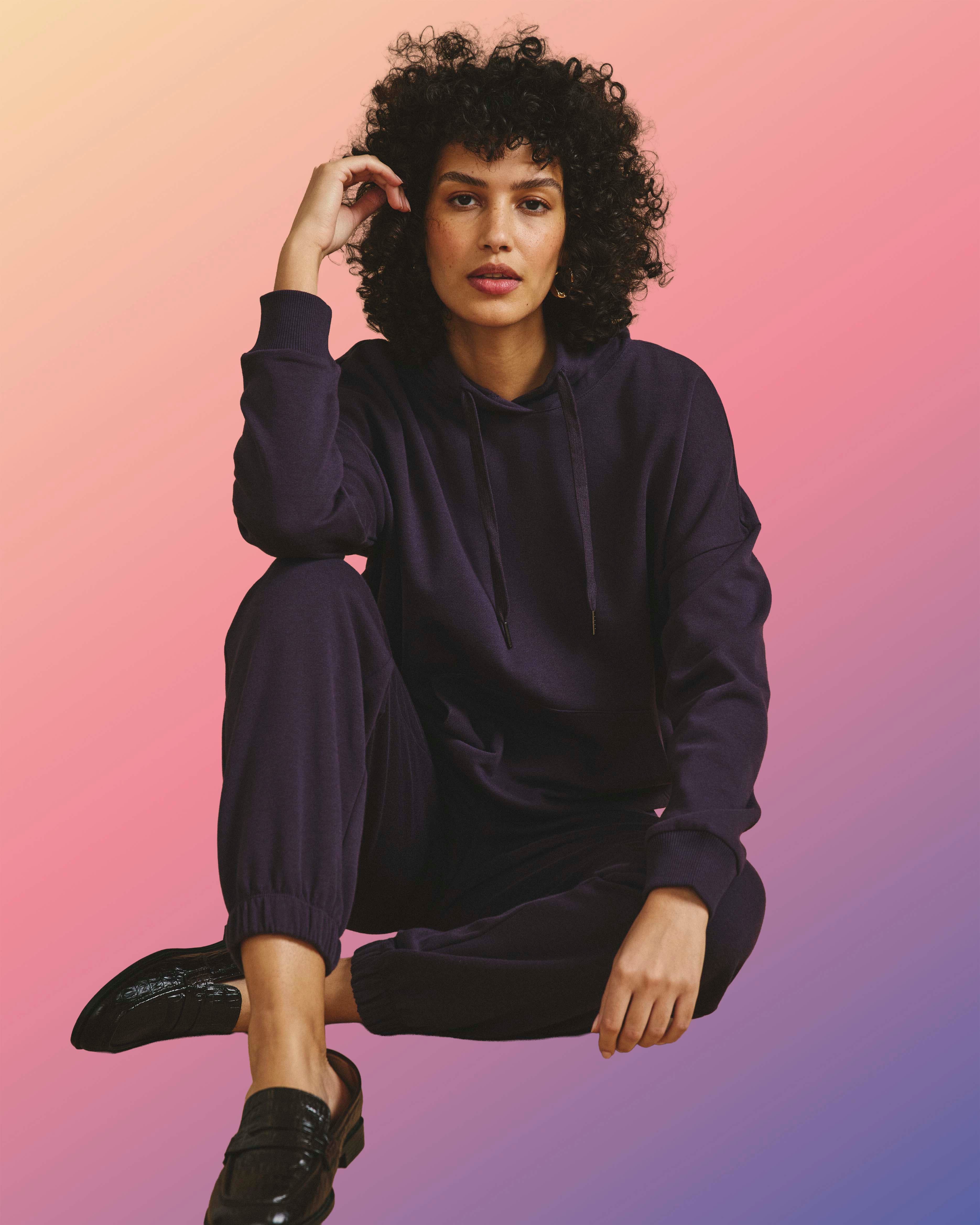 Daydream Hoodie - Purple Jewel | Plus Size & Straight Size Women's Fashion | Universal Standard