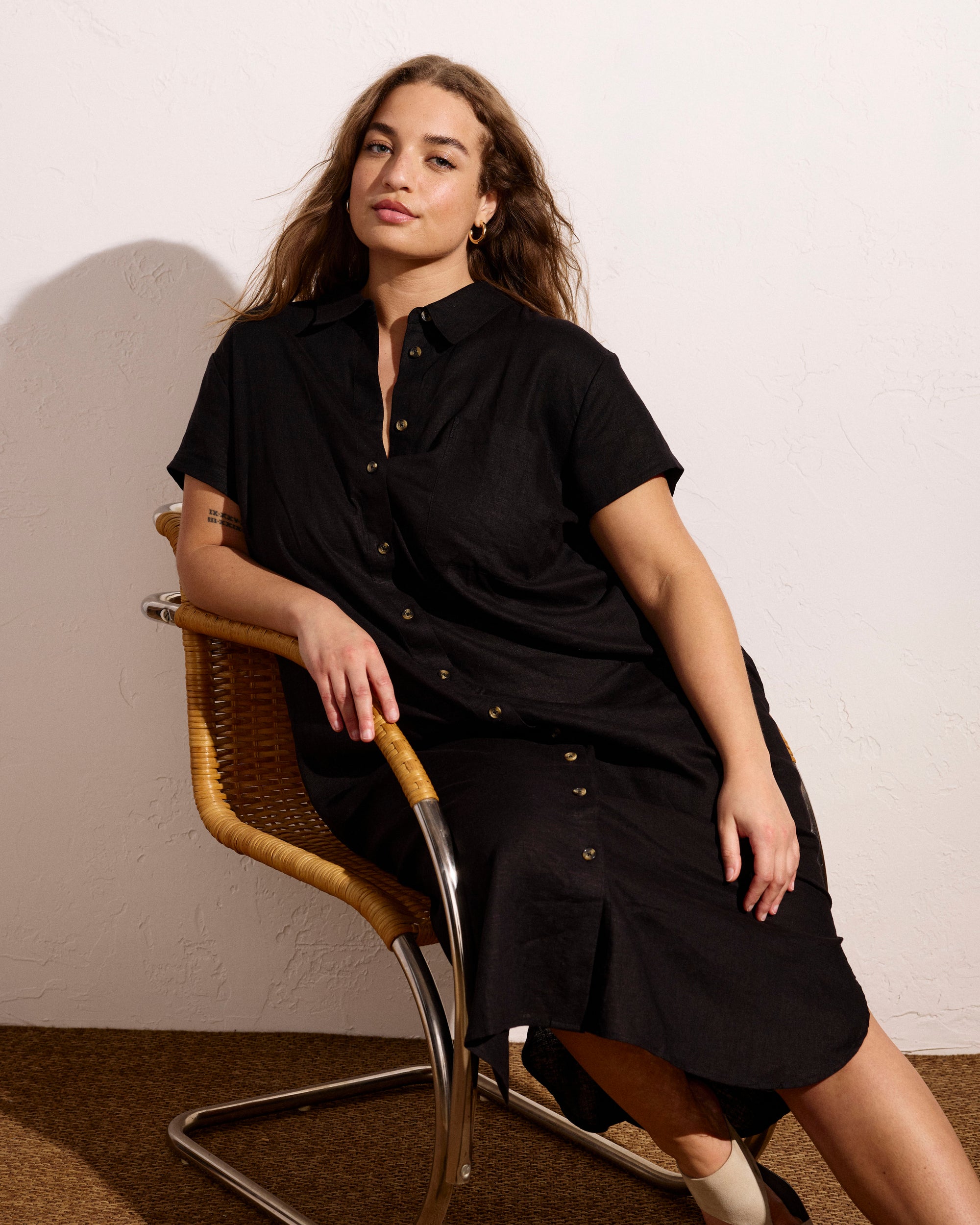 Dune Linen Shirtdress Dune Linen Shirtdress