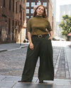 Savvy Fine Knit Turtleneck Sweater Top - Capulet Olive | Plus Size & Straight Size Women's Fashion | Universal Standard