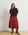Leonora Sweater Skirt - Autumnal Red
