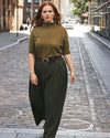 Perfect Palais Wide Leg Ponte Pants - Kombu Green | Plus Size & Straight Size Women's Fashion | Universal Standard