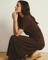Thea Divine Jersey Midi Dress - Peppercorn | Plus Size & Straight Size Women's Fashion | Universal Standard