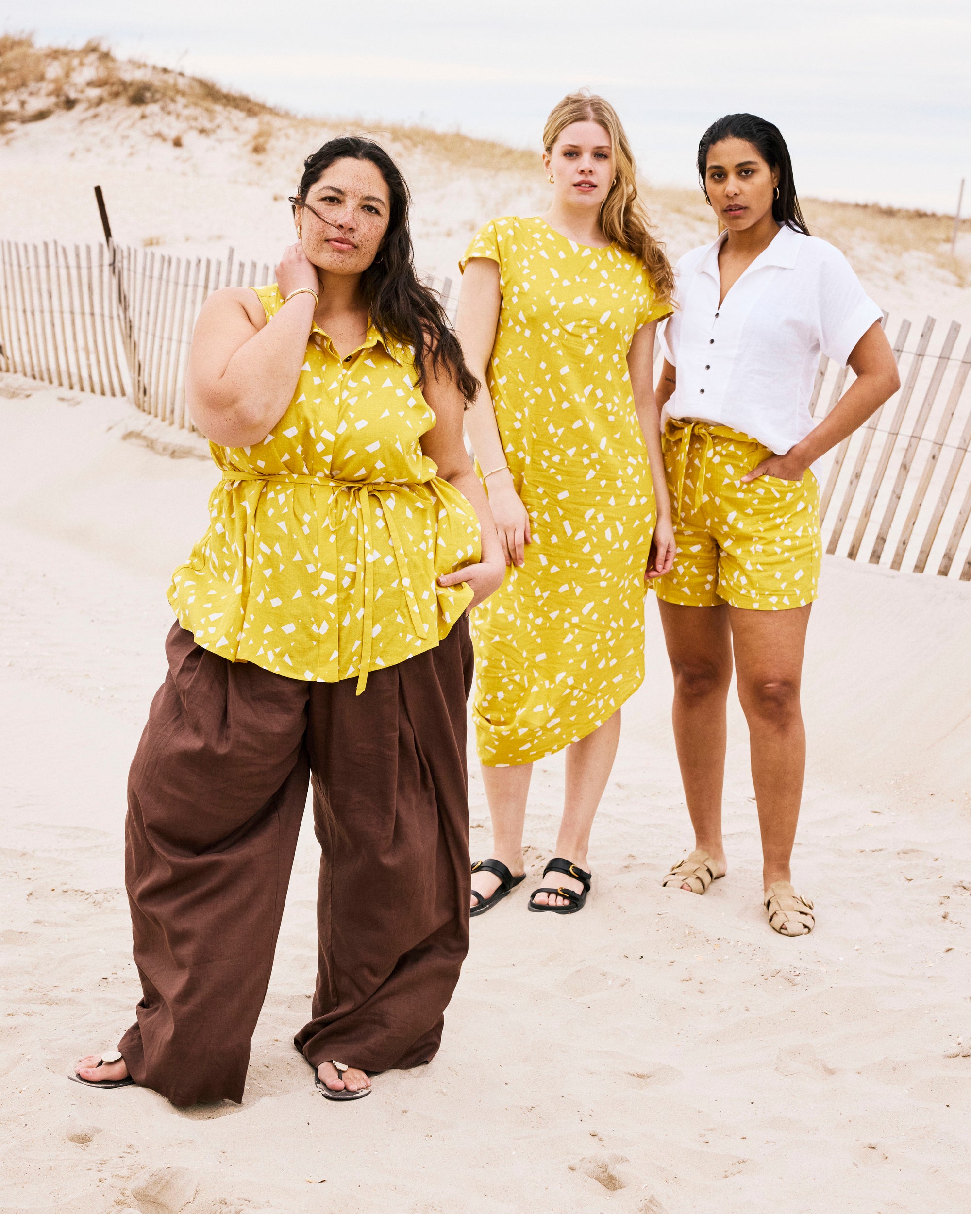 Marley Wide Leg Linen Blend Pants - Peppercorn | Plus Size & Straight Size Women's Fashion | Universal Standard
