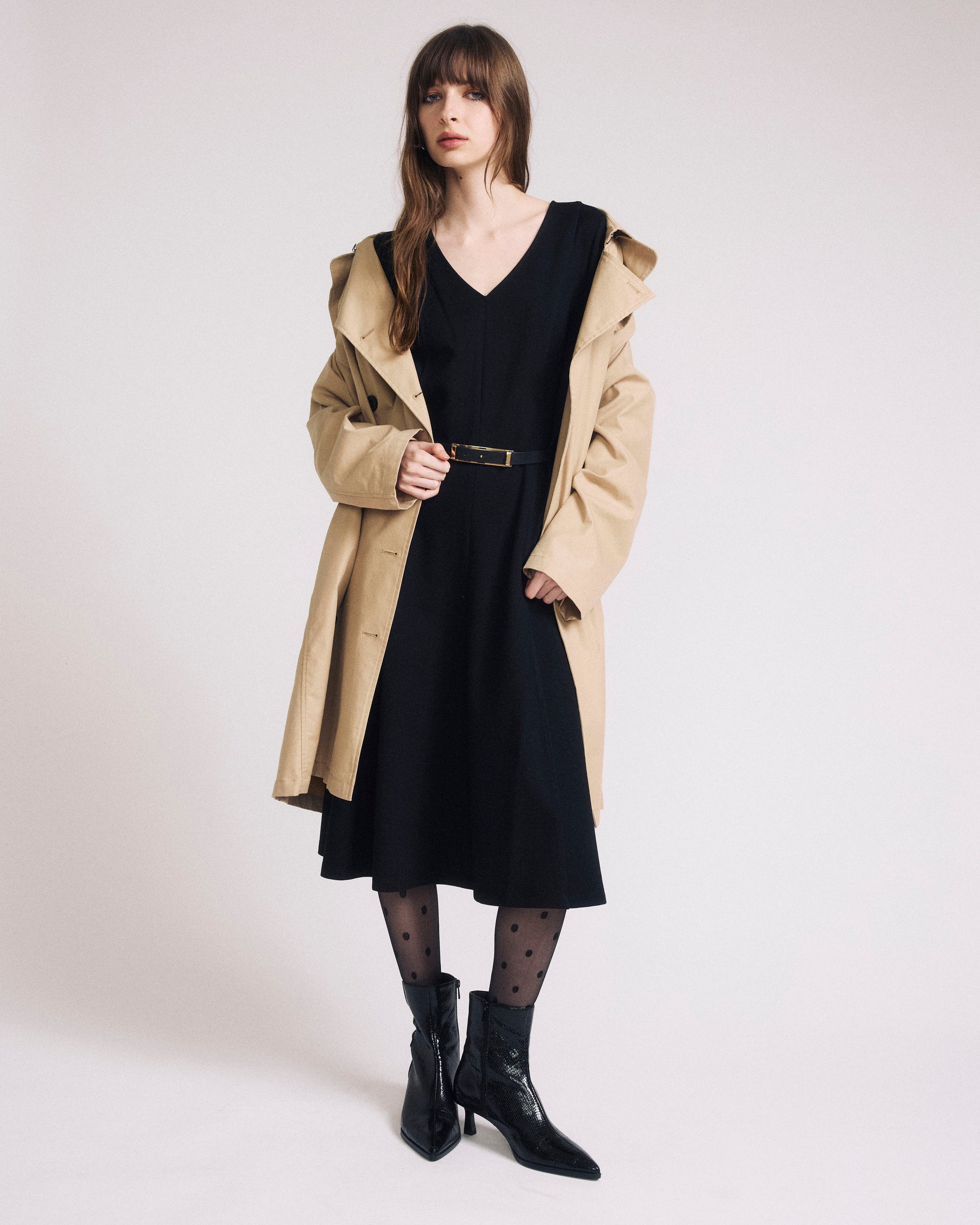 Lucinda Ponte Midi Dress - Black Universal Standard Lucinda Ponte Midi Dress - Black Universal Standard