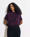 Petra Liquid Jersey Top - Gamay Serpent Print | Plus Size & Straight Size Women's Fashion | Universal Standard