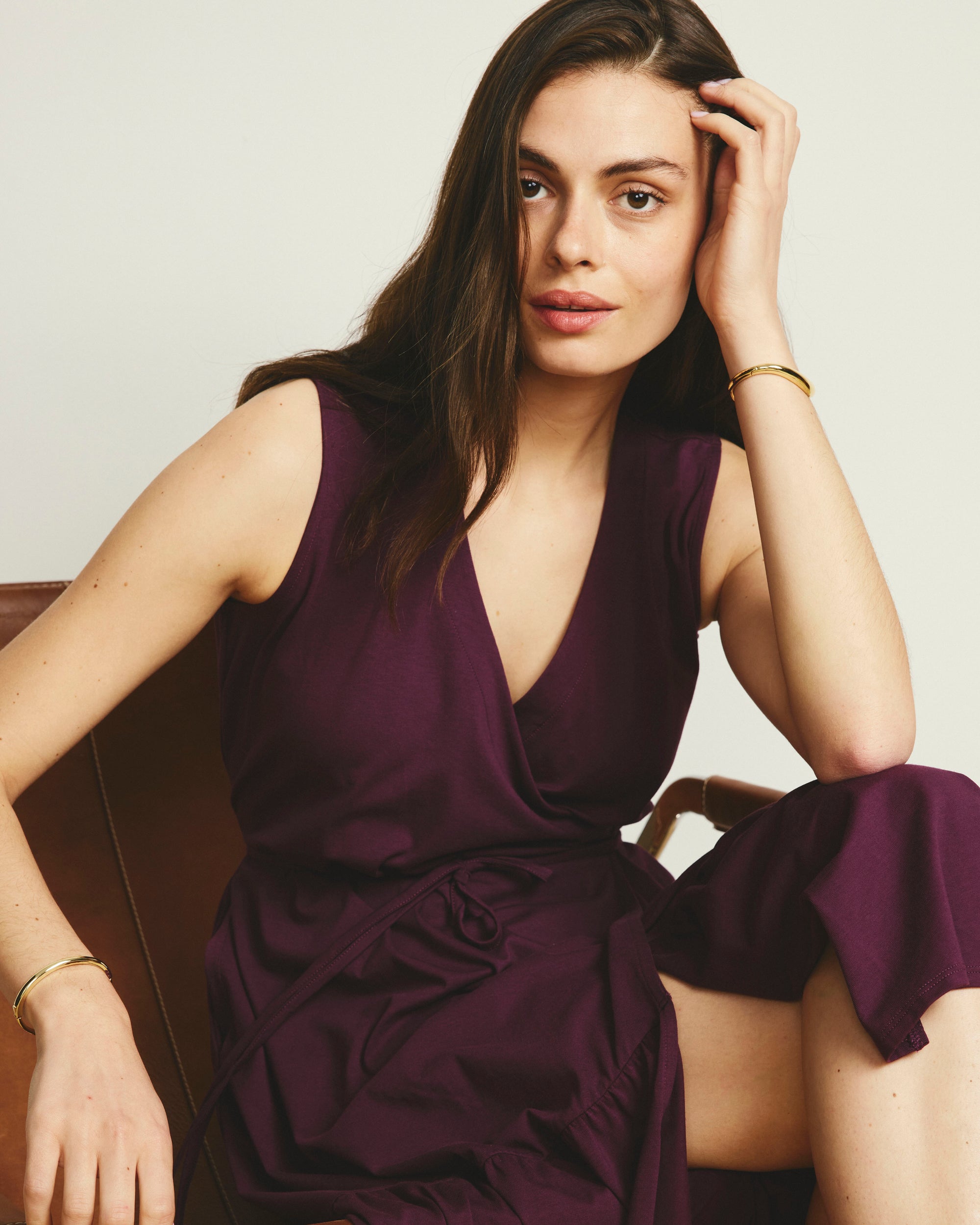 Tiered Twirl Wrap Dress - Gamay | Plus Size & Straight Size Women's Fashion | Universal Standard