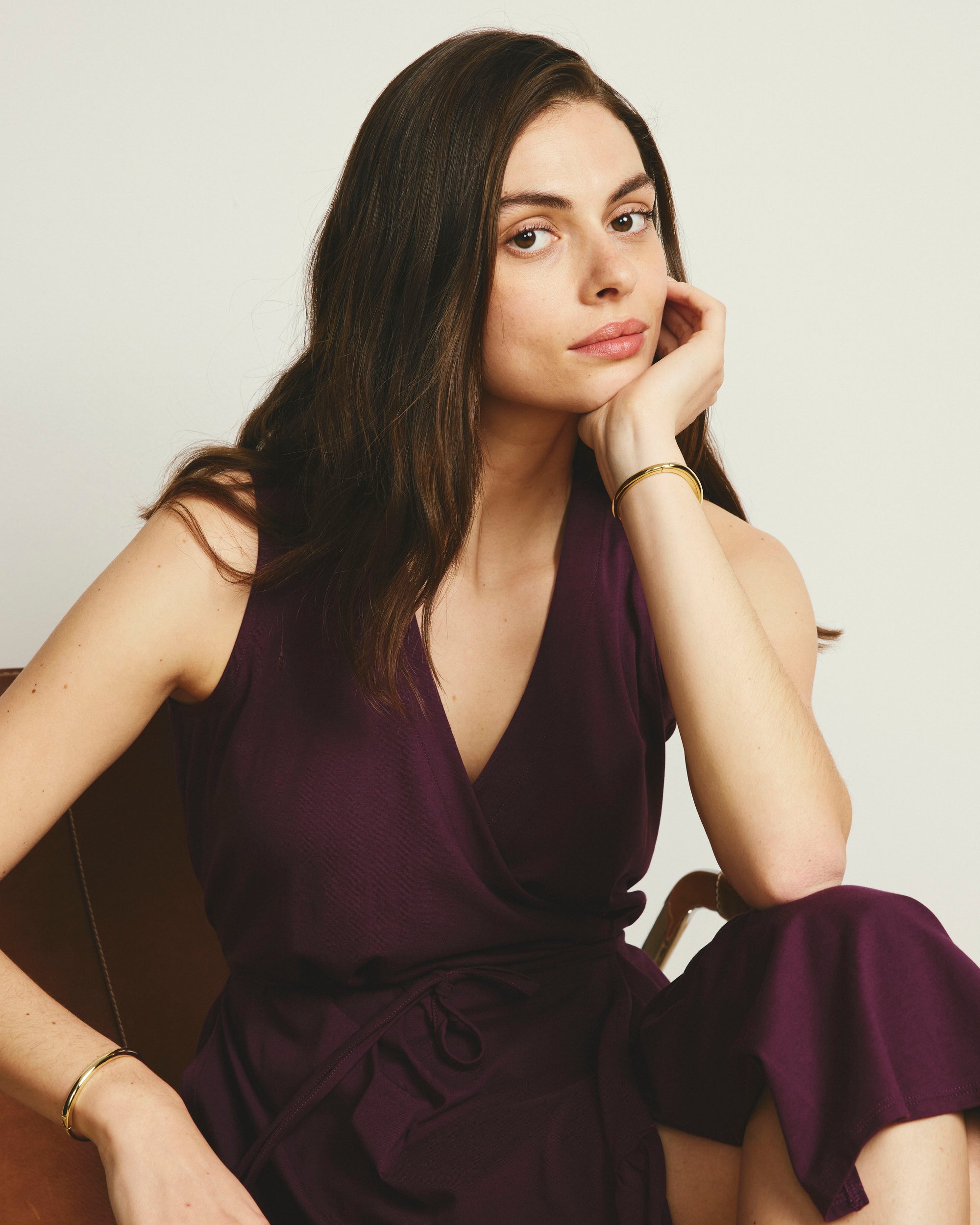 Tiered Twirl Wrap Dress - Gamay | Plus Size & Straight Size Women's Fashion | Universal Standard