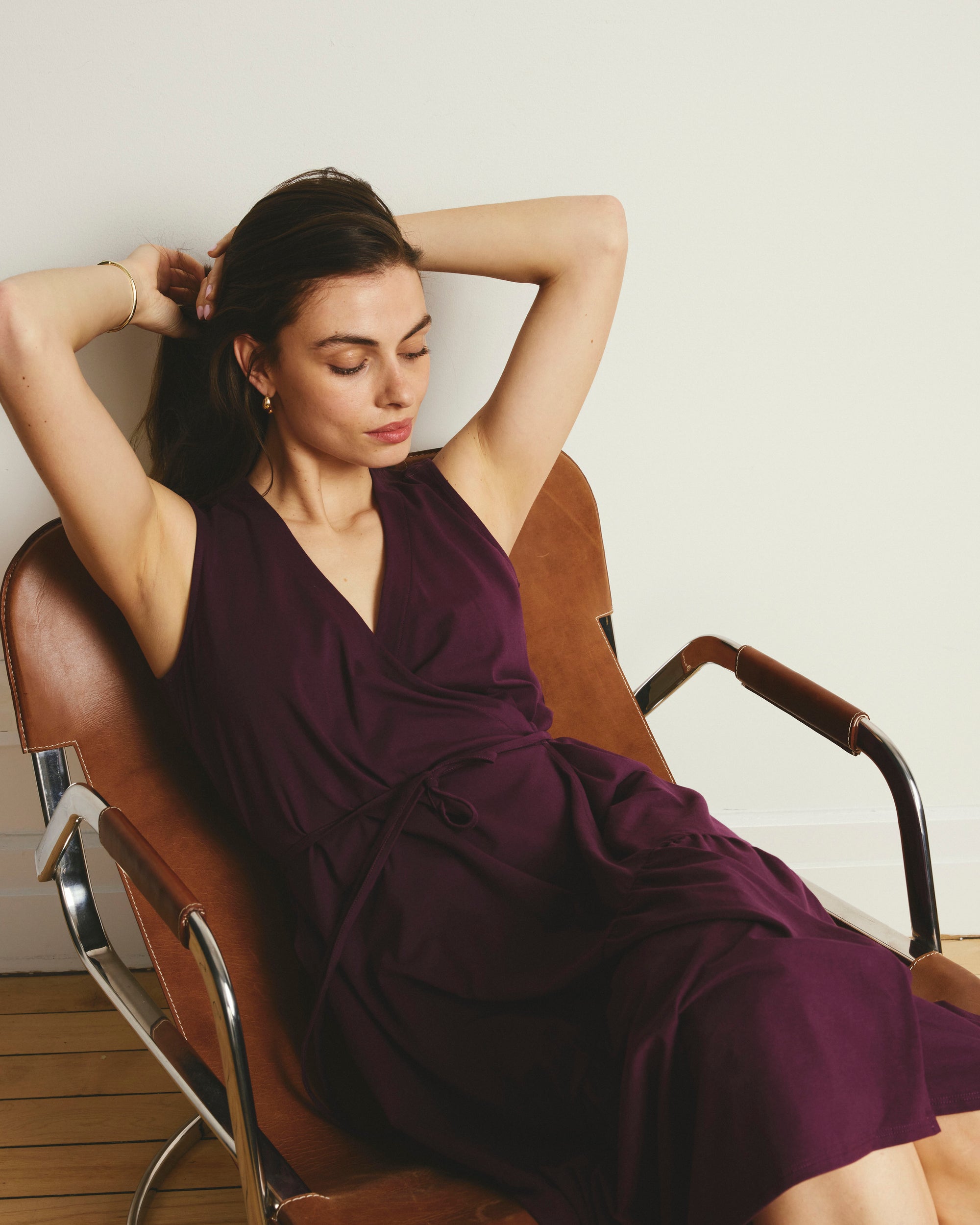 Tiered Twirl Wrap Dress - Gamay | Plus Size & Straight Size Women's Fashion | Universal Standard