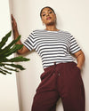 Light-As-Air Tee Rex - Zen Stripe | Plus Size & Straight Size Women's Fashion | Universal Standard