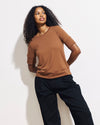 Aimee Liquid Jersey Rib Hem Tee - Pony | Plus Size & Straight Size Women's Fashion | Universal Standard