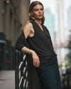 Savvy Fine Knit Cardigan Vest - Dark Gray | Plus Size & Straight Size Women's Fashion | Universal Standard