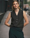 Savvy Fine Knit Cardigan Vest - Dark Gray | Plus Size & Straight Size Women's Fashion | Universal Standard